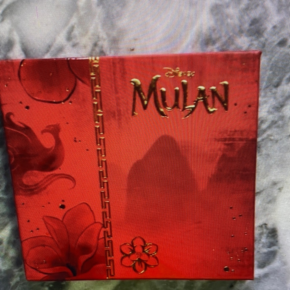 Colourpop Mulan Collection Blush Palette — Red & Gold Accents